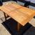 Vintage arts and crafts mission oak dining table 18 thumbnail