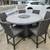 AGIO PARK FALLS 7 PIECE HIGH DINING OUTDOOR PATIO FIRE SET STORERETURN 1 thumbnail