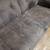Taupe couch with power dual recliners 94" 3 thumbnail