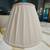 Vintage Stiffel Empire Eggshell Fabric Pleated Lamp Shade 2 thumbnail