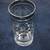 Silver Rim Vtg Glassware Swanky Barware Tumblers - Set of 6 W/Carrier 5 thumbnail