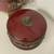 Set of Vintage Burgundy Beautiful Ceramic Bowls w/Brass Decor and Lids 6 thumbnail