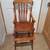 Vintage wooden High Chair no tray 2 thumbnail