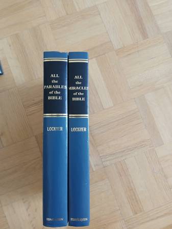 2 Herbert Lockyer books-ALL THE MIRACLES/PARABLES OF THE BIBLE 1