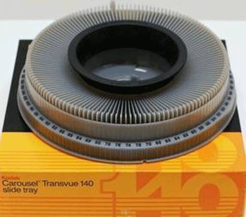Kodak carousel transvue 140 slide tray trays 1
