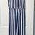 H&M Blue and White Striped Jumpsuit with Elastic Waist 2 thumbnail