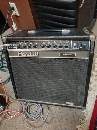 Vintage early 80's Randall RG80 1x12 Combo Guitar Amp 1