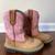John Deere Western Boots Tan/Pink 10M US Toddler 4 thumbnail