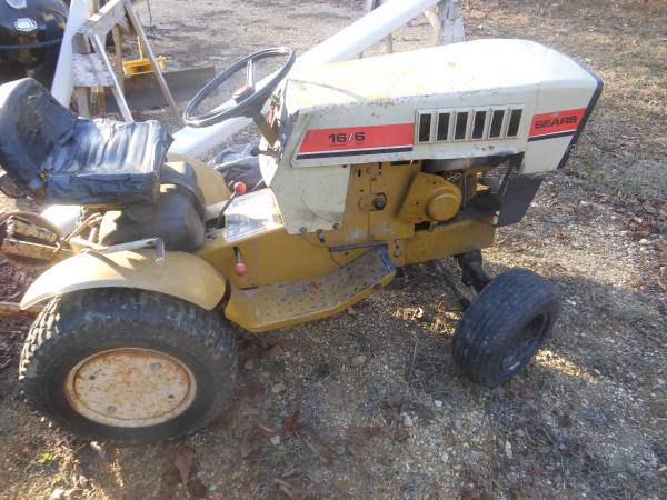 sears 16-6 8 speed 6 forward 2 reverse 16 hp 1