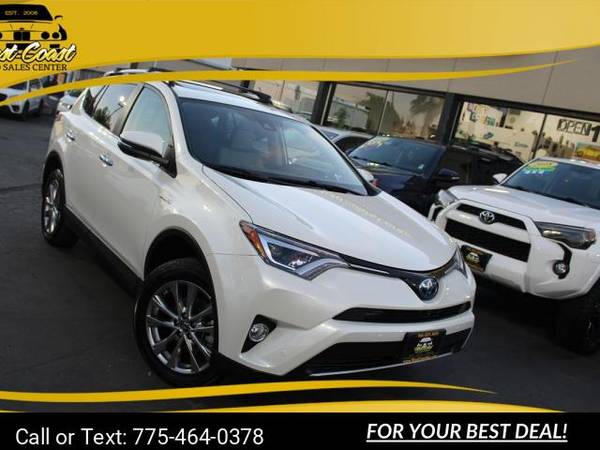 2017 Toyota RAV4 Hybrid Limited suv Blizzard Pearl 1