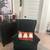 Green Wingback IKEA Chair and ottoman 3 thumbnail