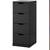 Nordli chest of drawer 4 x 1, new, black 1 thumbnail
