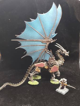 Painted Dragon Miniature Wyrmgear steampunk D&D RPG pathfinder reaper 1