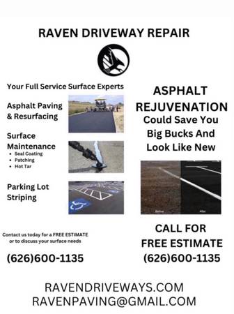 POTHOLE REPAIR / ASPHALT DRIVEWAY REPAIR 1