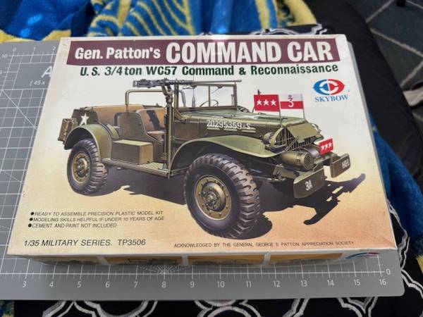 Skybow US 3/4 Ton WC57 Command & Recon Gen. Patton's Command Car 1/35 1