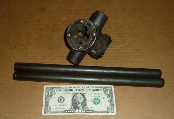 TOLEDO TRI HEAD PIPE THREADER,Stock & Die,3/4,1/2,3/8,Sharp Teeth 1