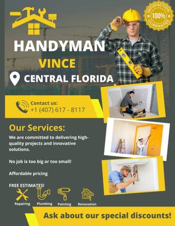 ✅HANDYMAN✅ DRYWALL - PLUMBING - ELECTRICAL - AC & MORE! 1