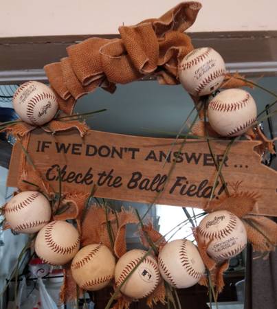 Baseball Wreath 1