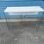 Nearly New !! Glass and White Laminate Entryway Console Table 1 thumbnail