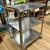 Rare Vintage USA Made Industrial Manufacturing Co. 3 Tier Bar Cart. 1 thumbnail