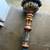Old Antique Magical Style Dramatic Carved Spindle Tall Candelabra 6 thumbnail