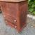 Vintage antique four drawer mahogany dresser 4 thumbnail