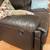 Gently used brown reclining couch 3 thumbnail