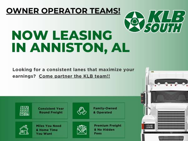 ✔OWNER OPERATOR TEAMS: Dedicated-Round Trip- Power Only✔ 1