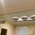 4 Light Silver Nickel Gold Accent 32” Bathroom Vanity Light 1 thumbnail