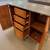 Maple granite top rolling kitchen island buffet 5 thumbnail