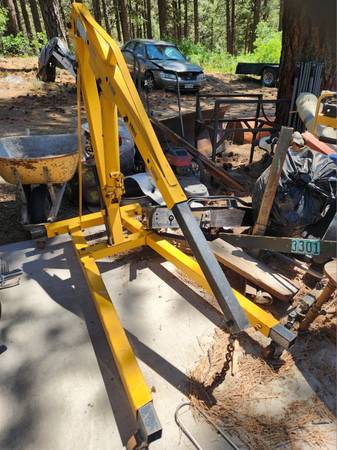 Engine Lift, Hoist, "Cherry Picker" 1/2 to 1 1/2 Ton 1
