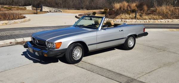 1981 Classic Mercedes 380sl Convertible Roadster - $9,500 (Downers Grove)63619012109313122