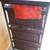 Pier 1 Imports Pewter Metal Dark Teak 3-Drawer Storage Cabinet $40 2 thumbnail