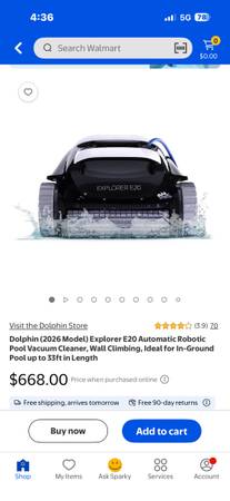 New in box dolphin E20 pool vacuum 1