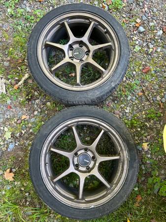 18" Enkei Wheels 5x114.3 5x4.5 1