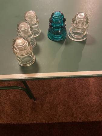 Glass Telephone Pole Insulators 1