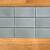 NIB 144 Glazed Porcelain Tiles, 3"x6" Gray Subway, Grey Wall Stackable 6 thumbnail