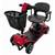 Equate 4-Wheel Motorized Power Scooter, Red 1 thumbnail