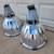 Large GE Aluminum Light Fixture Pair Industrial Used Lamp 7 thumbnail