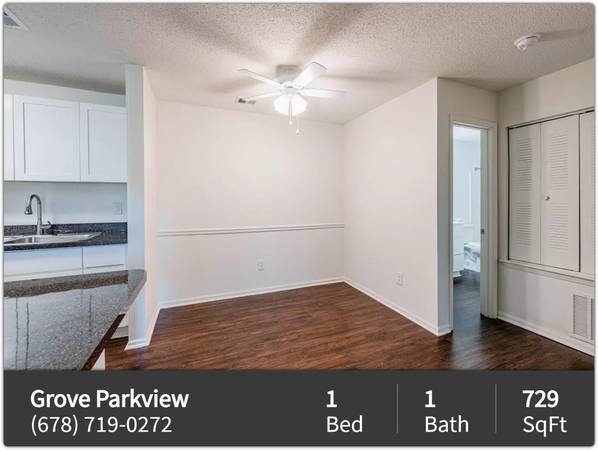 $1,299 / 1br - 729ft2 - Rent an affordable 1 BR apartment close to campus! (Stone Mountain)63964127556611122