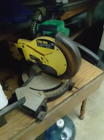 Pro-tech 10" compound miter saw 1