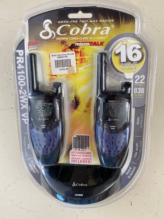 Cobra Micro-Talk Two-Way Radios PR4100-2WX 1