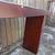 Room & Board South Cone mahogany wood hallway console table 11 thumbnail