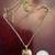 25 inch Long 18K yellow Gold Necklace with with Virgin Mary Pendant 1 thumbnail