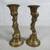 Cherubs Boy & Girl Solid Brass Candlestick Holders 7 3/8" Tall 6 thumbnail
