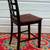 BAR STOOL Kitchen Chair Tall Seat Wood Furniture 9 square backrest 5 thumbnail