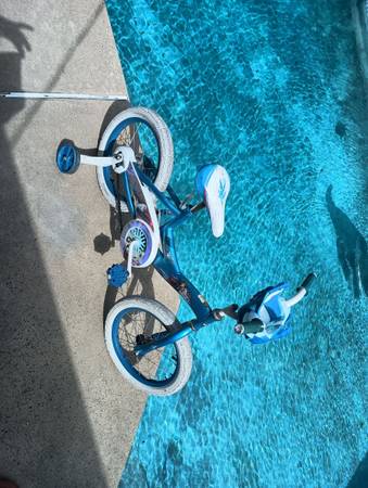 16 inch girls Frozen BMX bike with training wheels 1