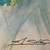 Vintage Tropical Wall Art, Ocean Watercolor Picture, Gold Frame Matted 8 thumbnail