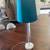 Teal Lamp Shades with one Lamp Post 1 thumbnail