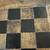 Vintage Renaissance Chess Set /Metal Pieces & Leather Chess Board 5 thumbnail